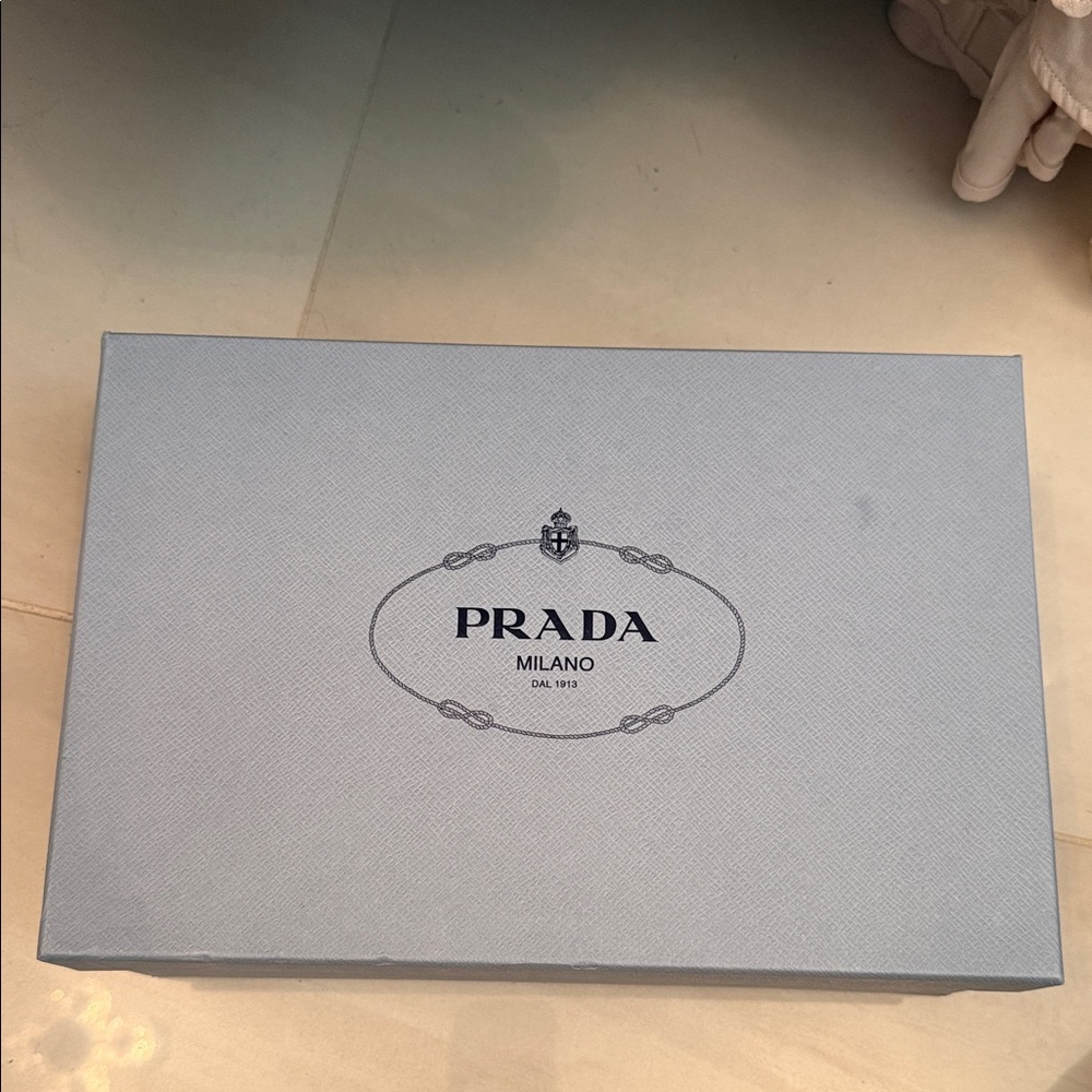 Prada Elegant Gray Gift Box